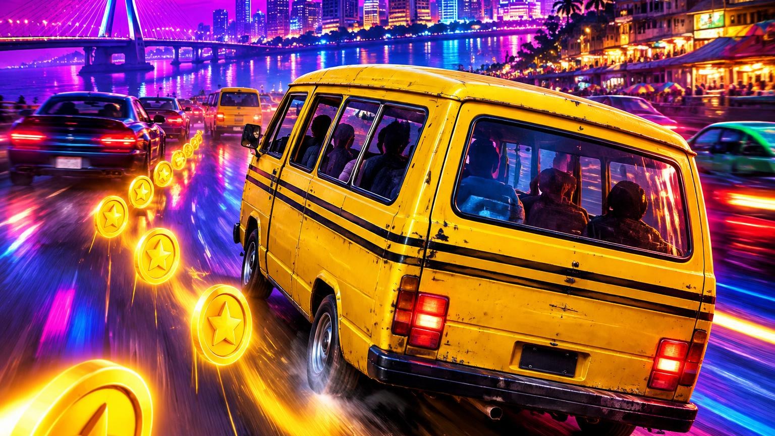 Lagos Neon Dash — official ForgeClan Store game artwork